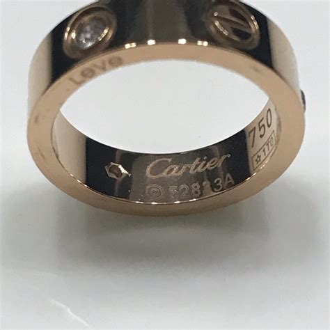 cartier gold ring 52833a